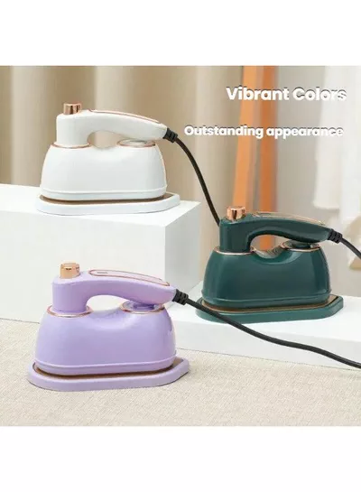 Portable Garment Iron for Quick Wrinkle Removal Keep your wardrobe looking fresh with this convenient folding iron. Its compact construction, simple operation, and steam capability make it a practical choice for travelers, students, professionals, and everyday household use.-0