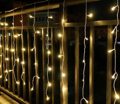 10MX1M DECORATIVE LED CURTAIN LIGHT-WARM WHITE-0