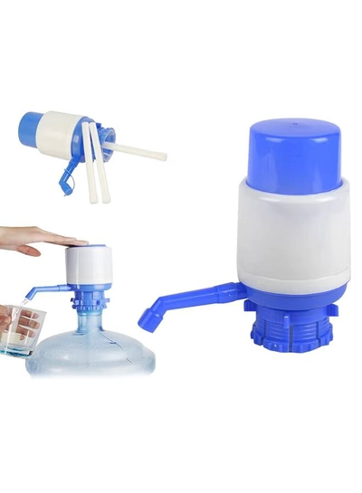 Meco Hand Press Pump For Water Dispenser Blue/White standard-1