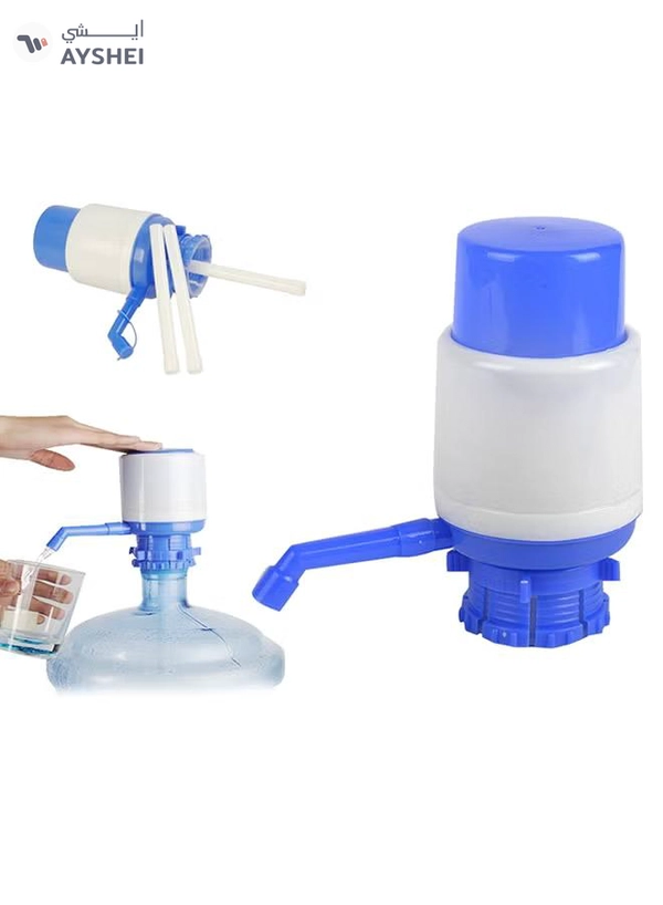 Meco Hand Press Pump For Water Dispenser Blue/White standard