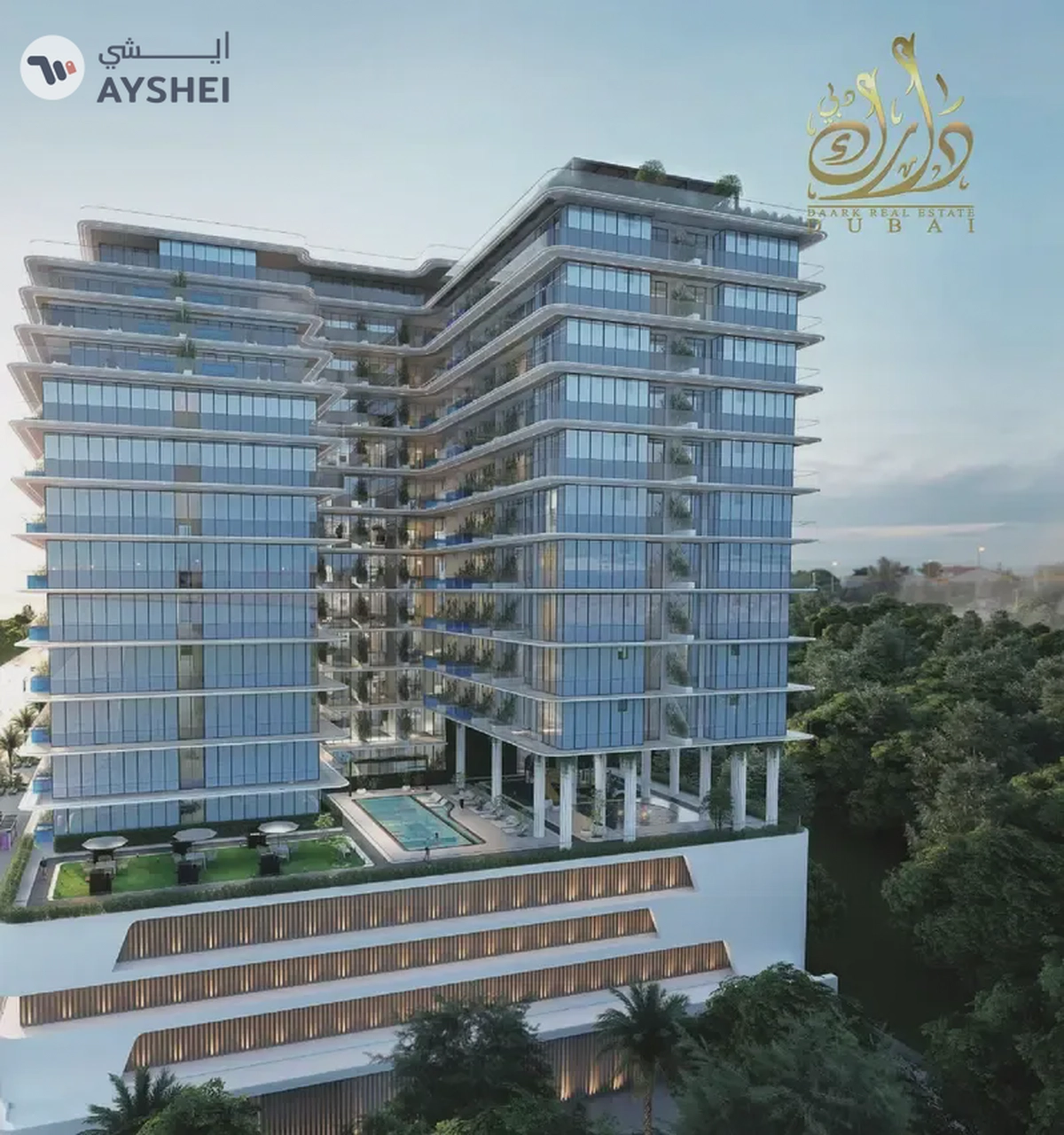 Private Balcony Pool_1% Monthly Plan_Smart Home