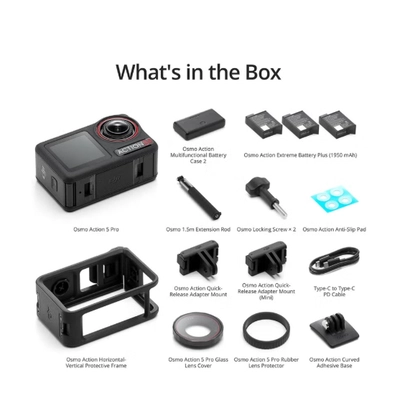 dji Osmo Action 5 Pro Adventure Combo - Revolutionary Image Quality Action Camera-3