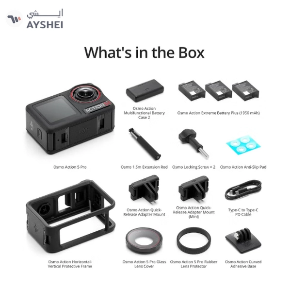 dji Osmo Action 5 Pro Adventure Combo - Revolutionary Image Quality Action Camera
