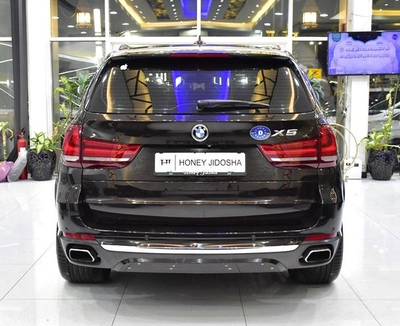 BMW X5 xDrive50i ( 2014 Model ) in Brown Color GCC Specs-2