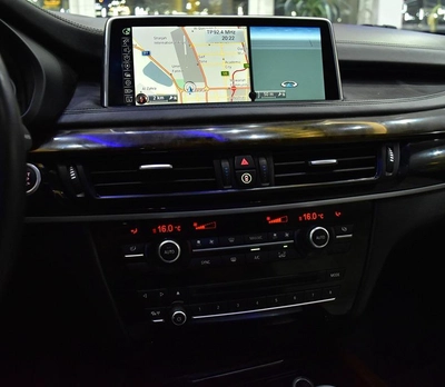 BMW X5 xDrive50i ( 2014 Model ) in Brown Color GCC Specs-9