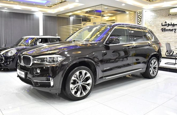 BMW X5 xDrive50i ( 2014 Model ) in Brown Color GCC Specs