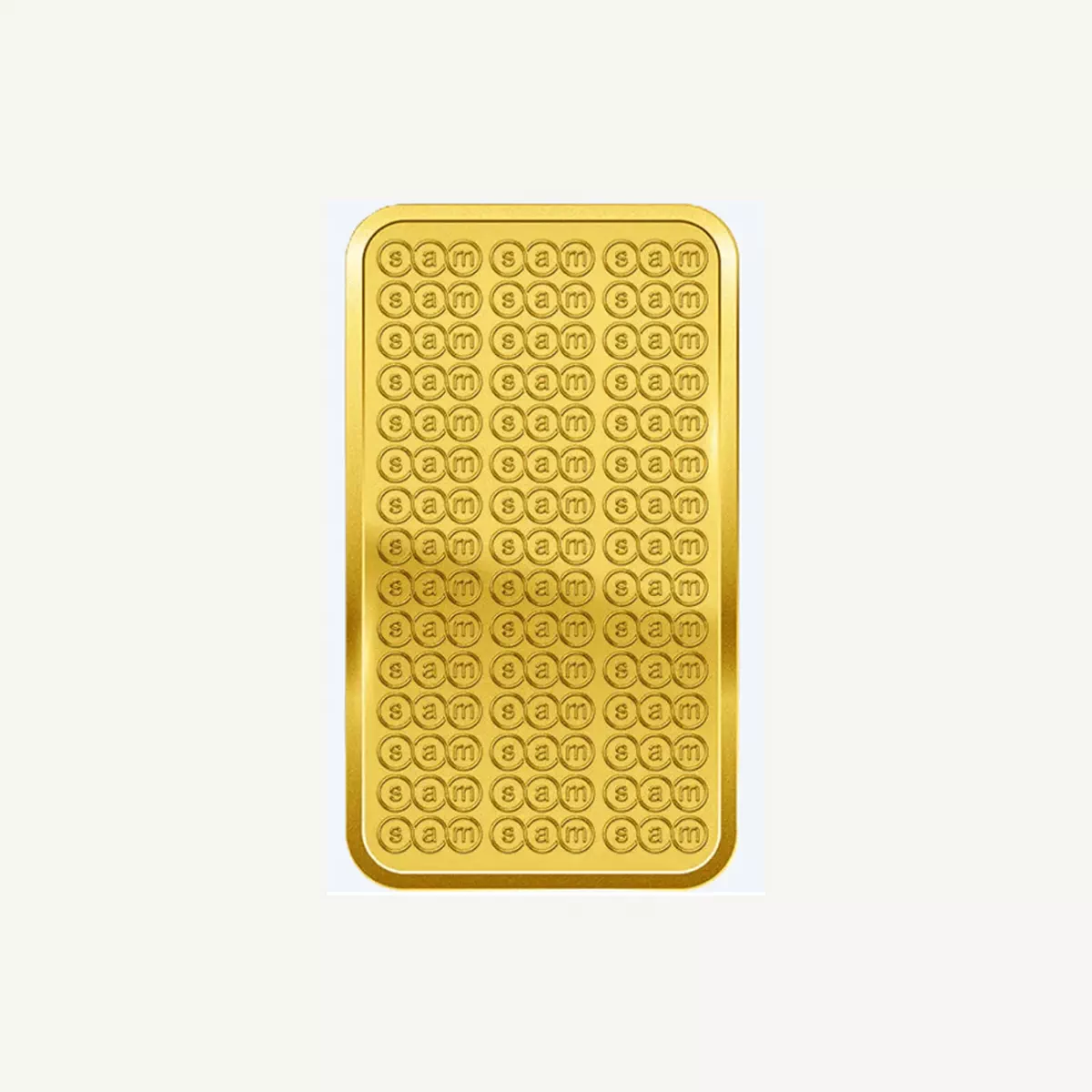 SAM MINTED BAR 50 GM 100% Authentic Approved by UAE Gold Delivery-1-1
