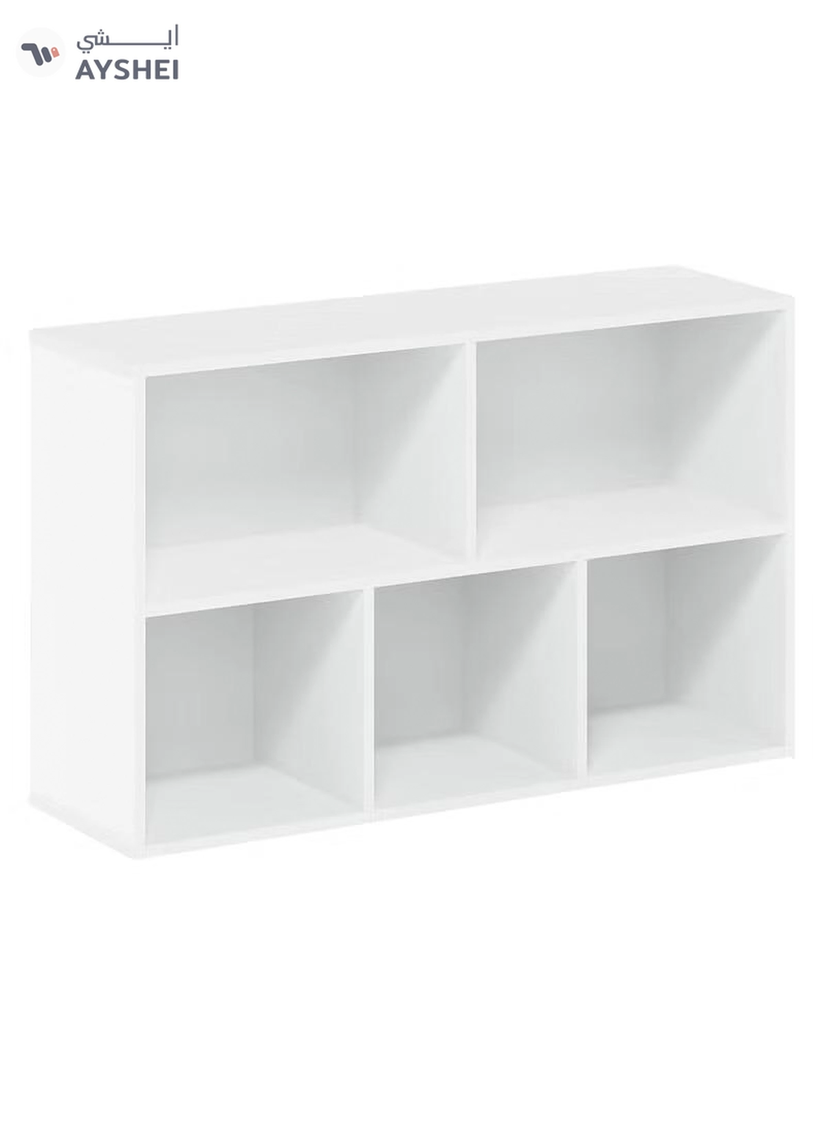 Eworld 5 Cube Reversible Open Shelf Free Standing Book Case Storage Rack for Home and Office Use-2-2