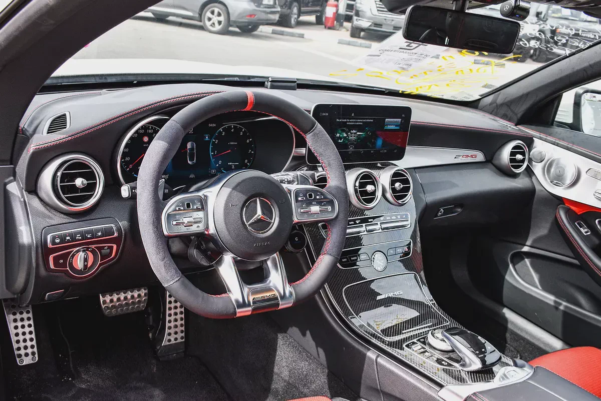 2019 - BENZ C63 S CABRIOLET  - SUPER CLEAN - LIKE NEW - ONLY 68,000 KM-13-13