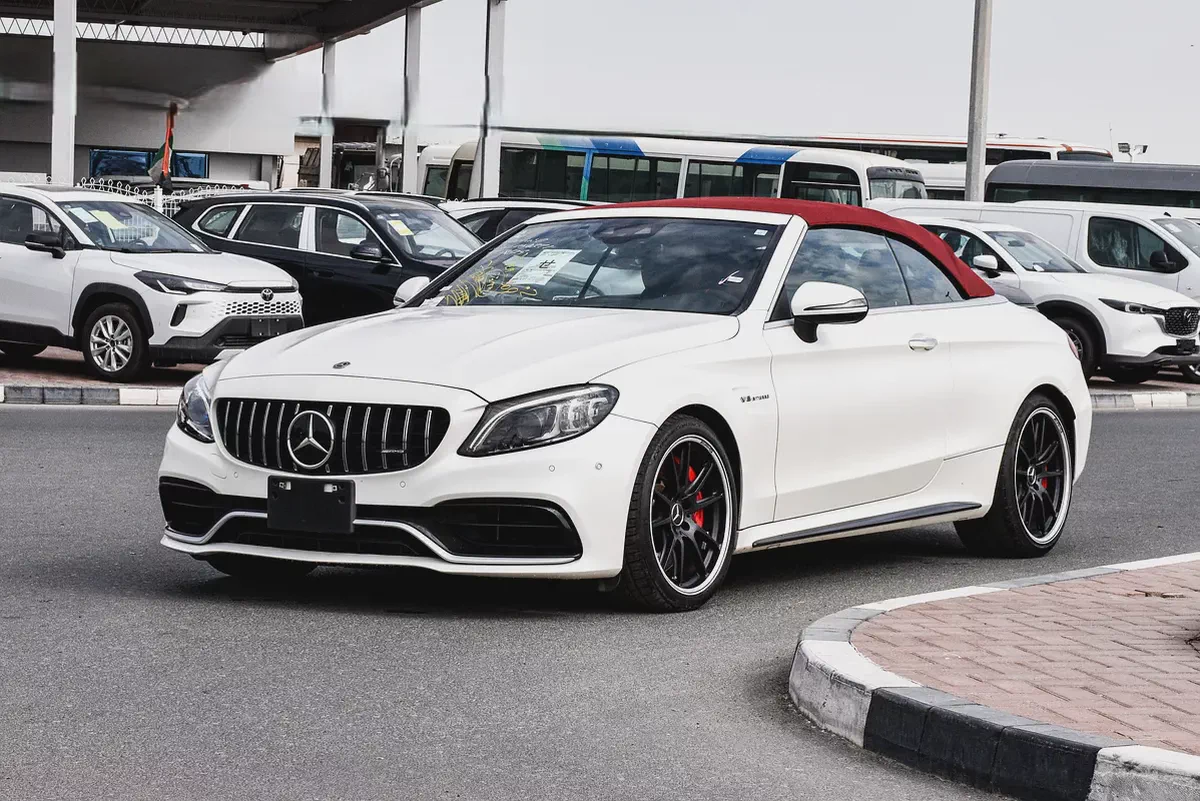 2019 - BENZ C63 S CABRIOLET  - SUPER CLEAN - LIKE NEW - ONLY 68,000 KM-1-1