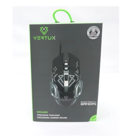 VERTUX Precision Tracking Ergonomic Gaming Mouse -wired-3