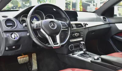 EXCELLENT DEAL for our Mercedes Benz C250 Coupe ( 2015 Model ) in White Color GCC Specs-10