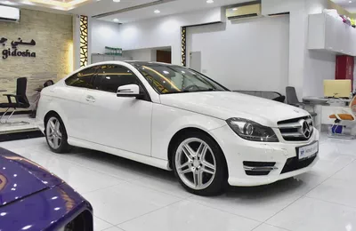 EXCELLENT DEAL for our Mercedes Benz C250 Coupe ( 2015 Model ) in White Color GCC Specs-2