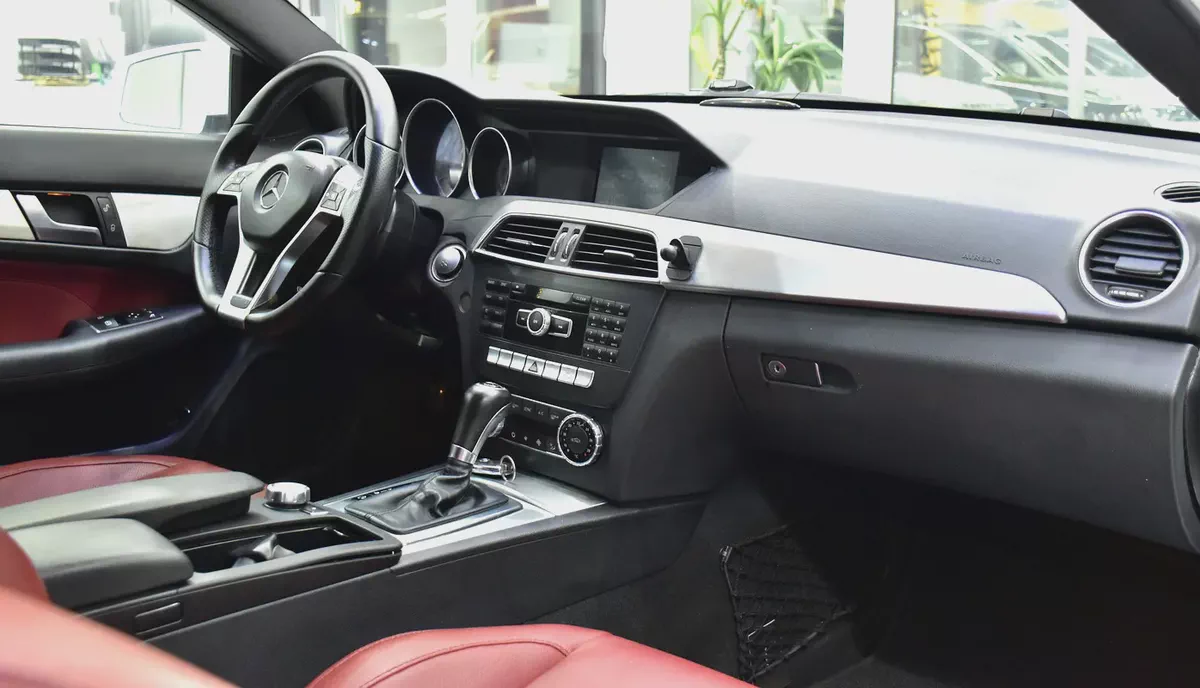 EXCELLENT DEAL for our Mercedes Benz C250 Coupe ( 2015 Model ) in White Color GCC Specs-11-11