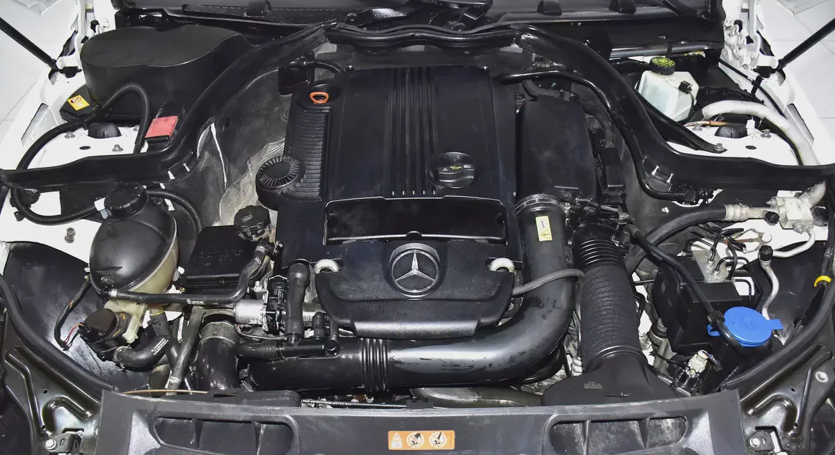 EXCELLENT DEAL for our Mercedes Benz C250 Coupe ( 2015 Model ) in White Color GCC Specs-14-14