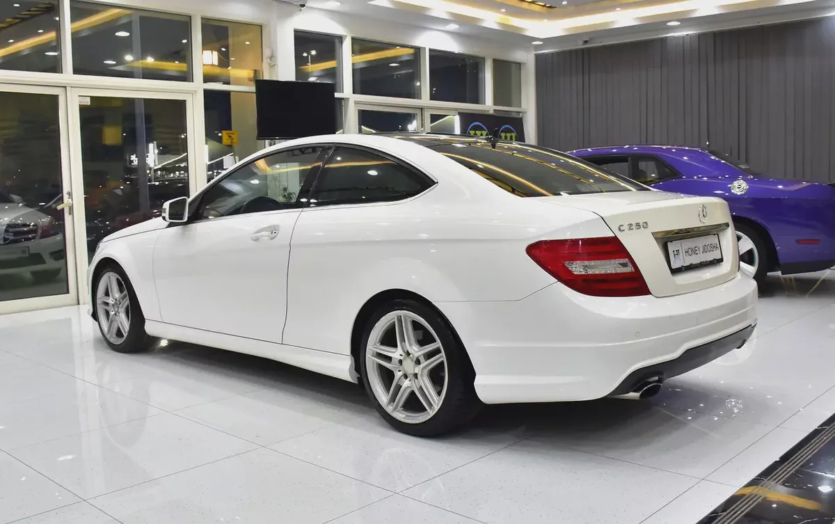 EXCELLENT DEAL for our Mercedes Benz C250 Coupe ( 2015 Model ) in White Color GCC Specs-6-6