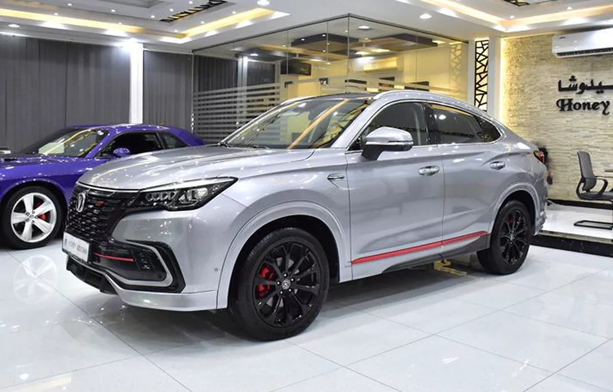 Changan CS85 360T ( 2023 Model ) in Silver Color GCC Specs-2-2