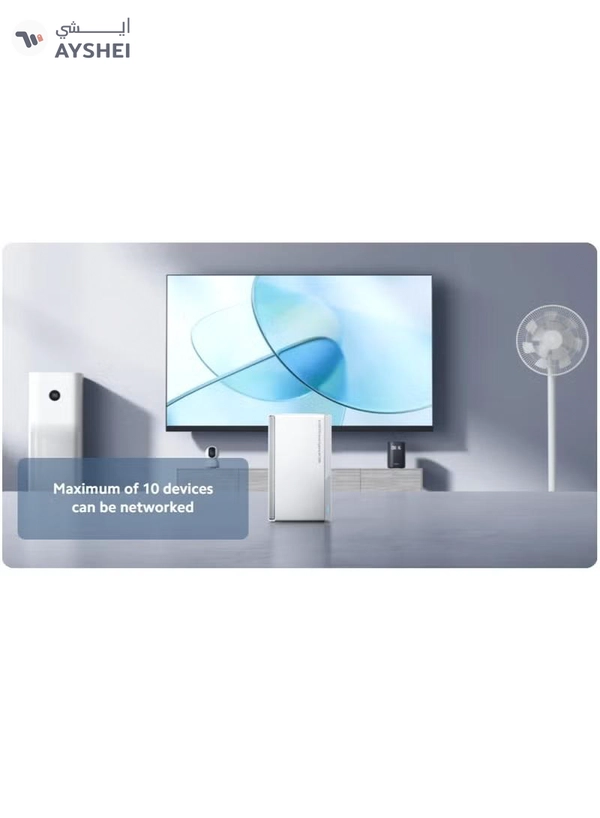 Xiaomi Mesh System AC1200 (2-pack) | 2.4GHz and 5GHz dual-band 1200Mbps |Covers up to 2,800 ft² /260 m² White