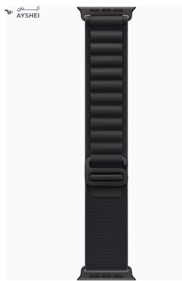 Apple Watch Ultra 3 GPS + Cellular 49mm (TDRA Version) Black Titanium Case With Black Alpine Loop