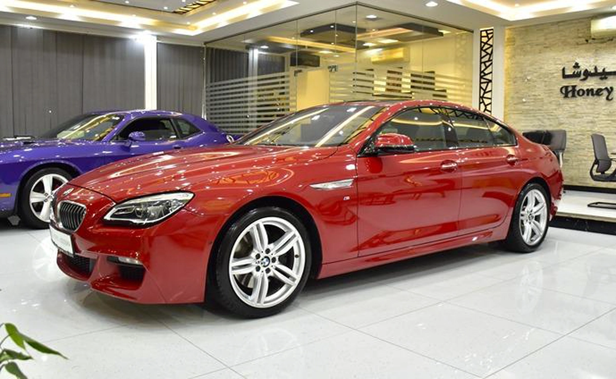 BMW 640i GranCoupe M-Kit ( 2016 Model ) in Red Color GCC Specs-1-1