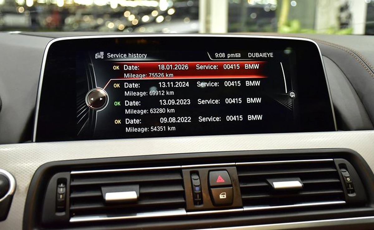 BMW 640i GranCoupe M-Kit ( 2016 Model ) in Red Color GCC Specs-7-7