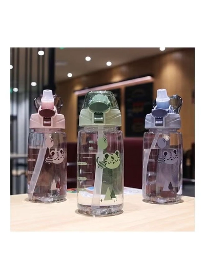 ORiTi Tiger Leak Proof Water Bottle With Straw-2