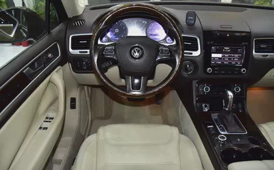 EXCELLENT DEAL for our Volkswagen Touareg ( 2015 Model ) in Brown Color GCC Specs-11
