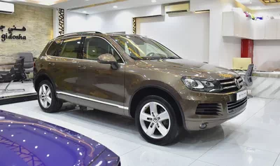 EXCELLENT DEAL for our Volkswagen Touareg ( 2015 Model ) in Brown Color GCC Specs-2