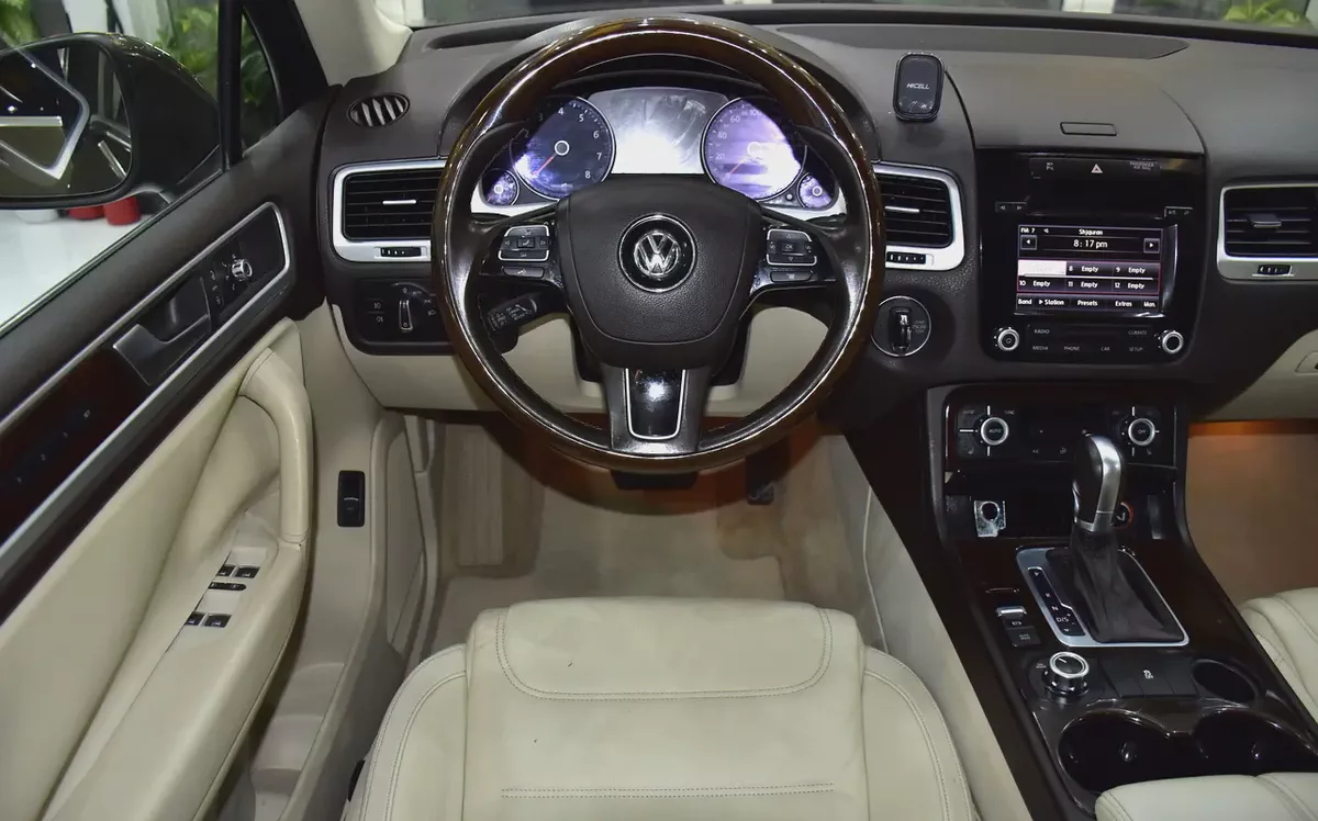 EXCELLENT DEAL for our Volkswagen Touareg ( 2015 Model ) in Brown Color GCC Specs-11-11