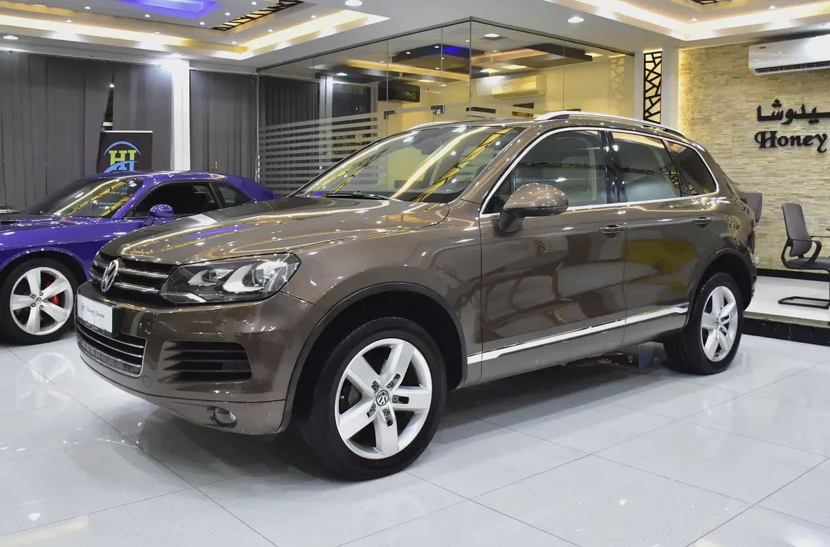 EXCELLENT DEAL for our Volkswagen Touareg ( 2015 Model ) in Brown Color GCC Specs-1-1
