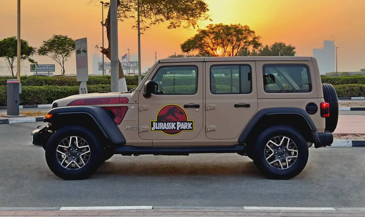 2024 Jeep Wrangler Sahara, Dealer Warranty, GCC Specifications-3-3