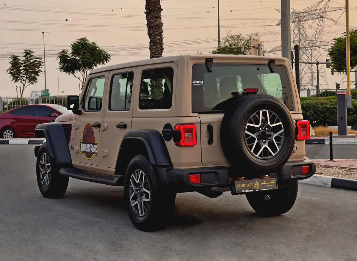 2024 Jeep Wrangler Sahara, Dealer Warranty, GCC Specifications-4-4