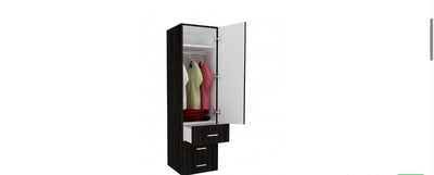 Wardrobe, 1 Door, MDF Custom-1