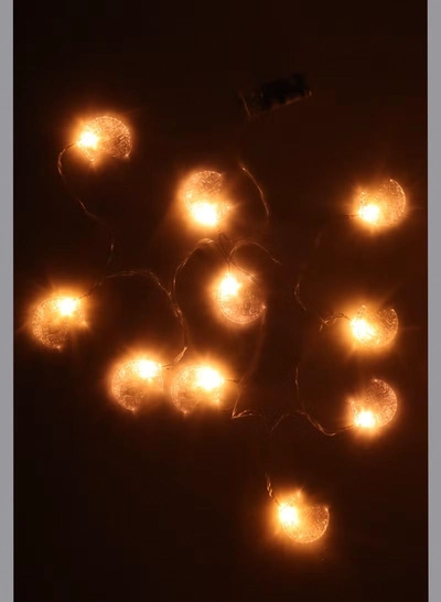 Yuwell Ramadan String Lights Battery Operated Led String Light Star Fairy String Lights For Eid Festival Home And Garden Decorations Indoor Outdoor Ramadan Light 2M 10 Pcs-2