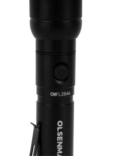 Olsenmark 10W Cree LED Flashlight-OMFL2846 / with USB Wire, 560 Lumens, Type-C Charging, 16.7 Hours Working Time, 272 Meters Real Range Distance Made from Aircraft Aluminum Alloy, Different Switch Modes, High Capacity Lithium Battery , Life Time Warranty for LED-6