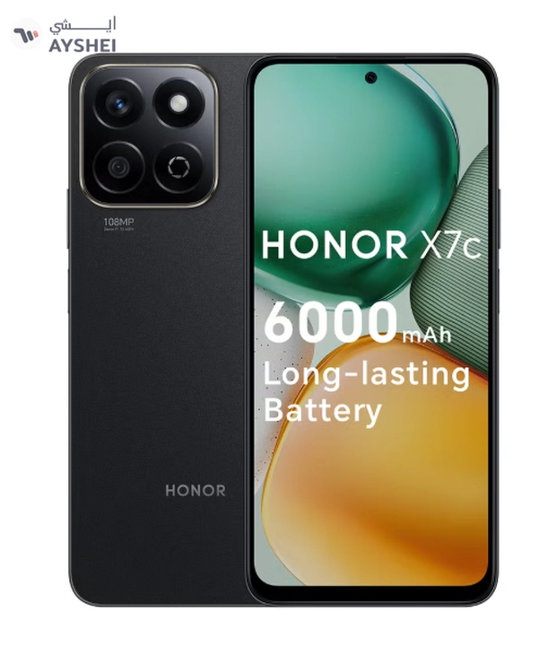 Honor X7c Dual SIM 8GB RAM 256GB Midnight Black 4G - Middle East Version