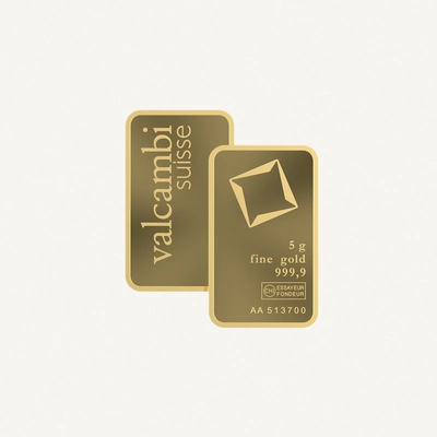 Valcambi Suisse 5g 24K (999.9) Pure Minted Gold Bar-3