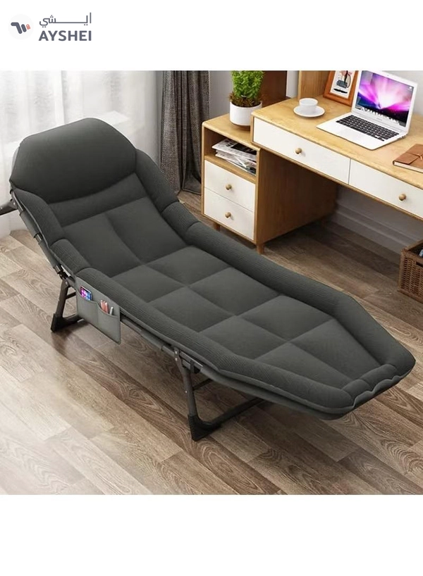 DubaiGallery Folding bed single bed office nap lounge chair portable nap bed multifunctional simple marching escort bed