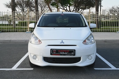 BEST OFFER - GCC -  MITSUBISHI MIRAGE GLX 2014 - LOW MILEAGE-1