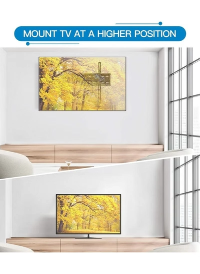 Eworld Fixed TV Wall Mount Bracket for 32-80 Inch Screens, Supports LED LCD TVs up to 60kg-4