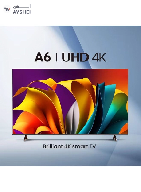 Hisense 55 inch,4K, UHD, VIDAA Smart TV, 55-inch, Dolby Vision, Game Mode Plus, DTS Virtual X, TV Voice Control, Dual Volume Control 55A6N Black