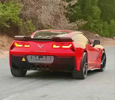 شيفرولية كورفت C7 خليجي موديل 2015 بحالة ممتازة-5
