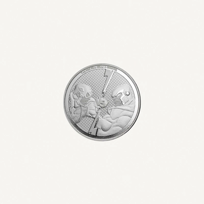 1oz Silver Coin Marvel Captain America vs. Thanos-0