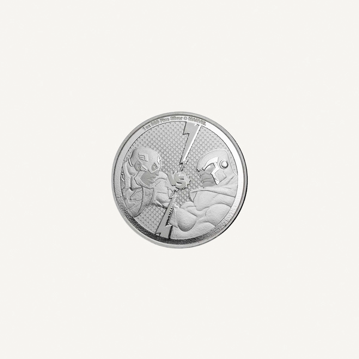 1oz Silver Coin Marvel Captain America vs. Thanos-0-0