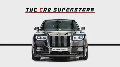 Rolls Royce Phantom-Diamond Grey Exterior Color-24 Inch Chrome Rims-Star Light System-2