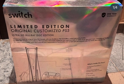 Switch PS5 Stone Finish Design Console limited -2