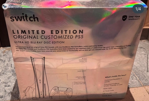 Switch PS5 Stone Finish Design Console limited 