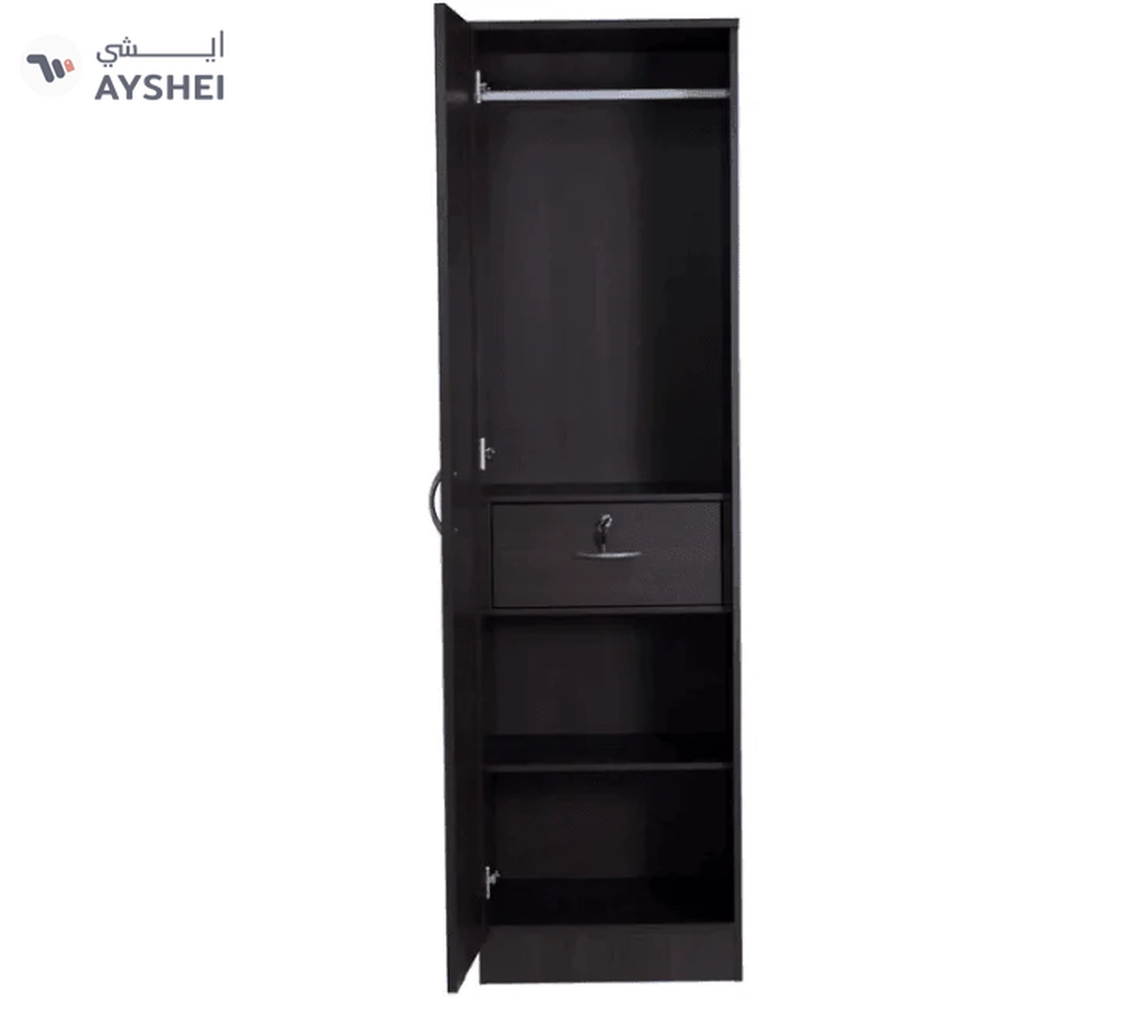 Wardrobe, 1 Door, MDF Custom-4-4