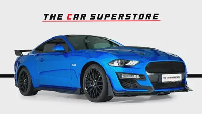 Ford Mustang GT 5L V8-Sports Exhaust System-Aerodynamic Body Kit-High Gloss Black Rims-1