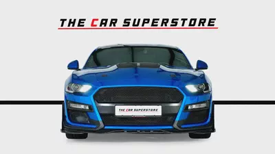 Ford Mustang GT 5L V8-Sports Exhaust System-Aerodynamic Body Kit-High Gloss Black Rims-2